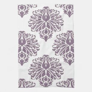 Paño De Cocina Lavender Elegant Damask