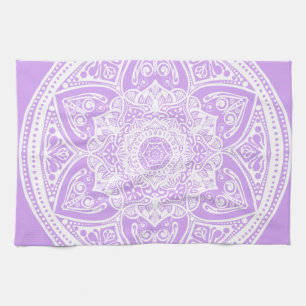 Paño De Cocina Lavender Mandala