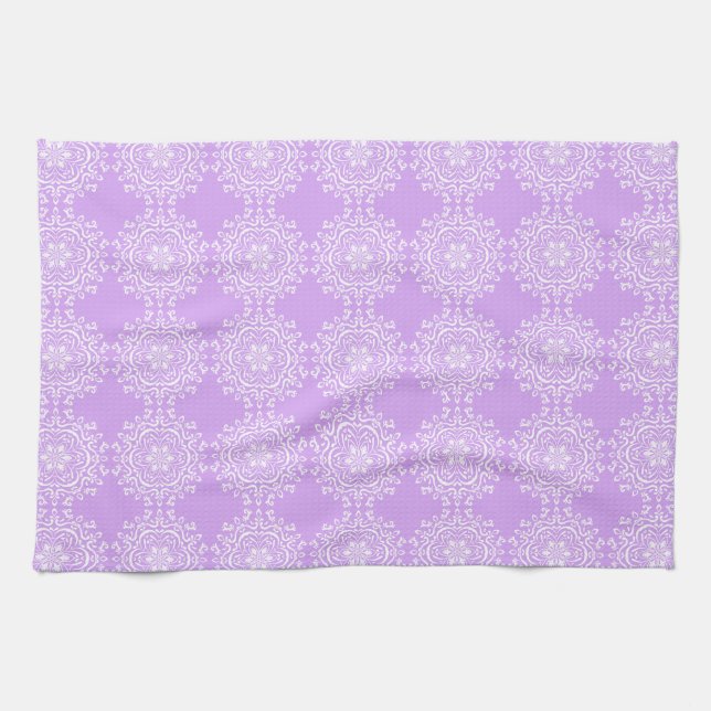 Paño De Cocina Lavender Mandala (Horizontal)