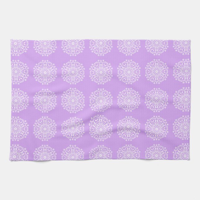 Paño De Cocina Lavender Mandala (Horizontal)