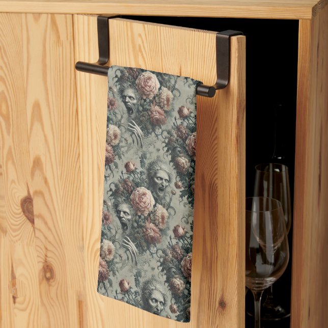 Paño De Cocina 🩸 Lázaro Weeps - Victoria gótica (Pliegue de tercios)