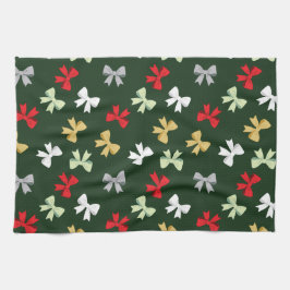 Paño De Cocina Lazos Navideños