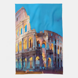 Paño De Cocina ldp COLOSSEUM Roma - por la noche -
