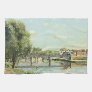 Paño De Cocina Le Pont Du Chemin De Fer Camille Pissarro