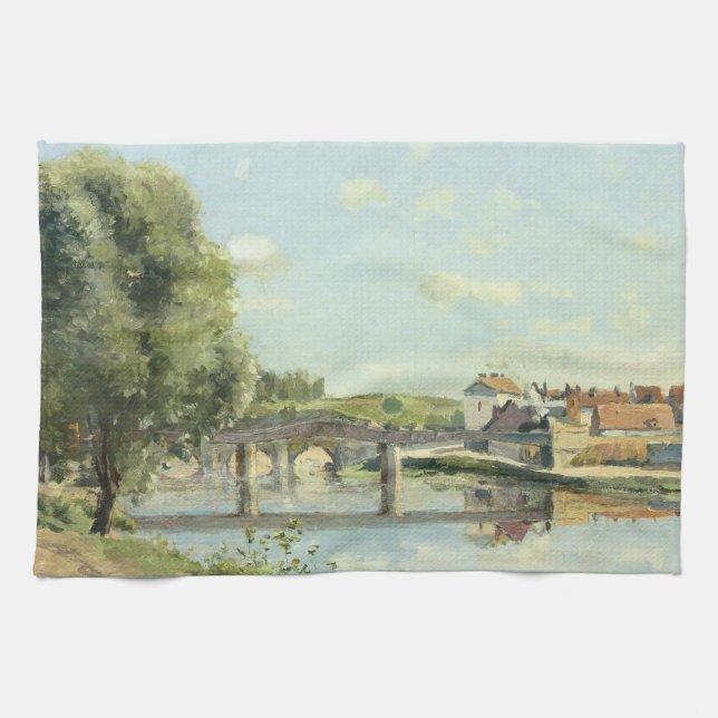 Paño De Cocina Le Pont Du Chemin De Fer Camille Pissarro (Horizontal)