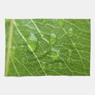 Paño De Cocina Leaf verde