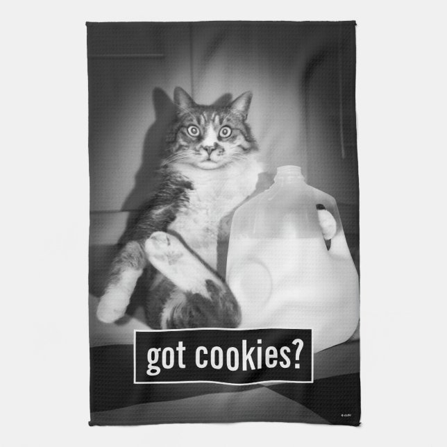 Paño De Cocina Leche de gato de jug (Vertical)