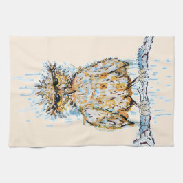 Paño De Cocina Lechuza húmeda Grumpy