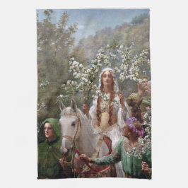 Paño De Cocina Legendaria Reina Ginebra (por John Collier)