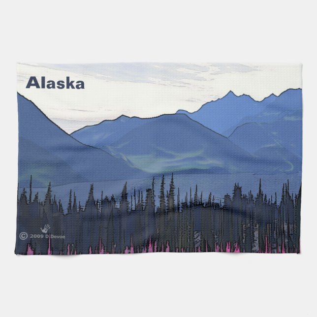 Paño De Cocina Lejano Norte (Horizontal)