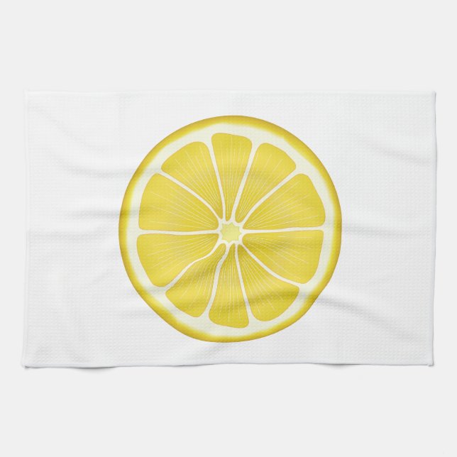 Paño De Cocina Lemon Citrus Fruit Slice (Horizontal)