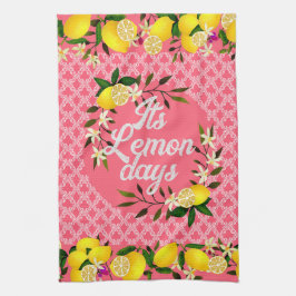 Paño De Cocina Lemon Days Motif Cherry