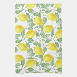 Paño De Cocina Lemones acuarelas