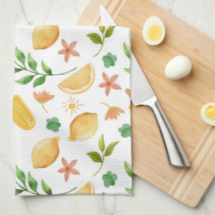 Paño De Cocina Lemones acuarelas y popsicles