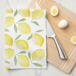 Paño De Cocina Lemones amarillo acuarela