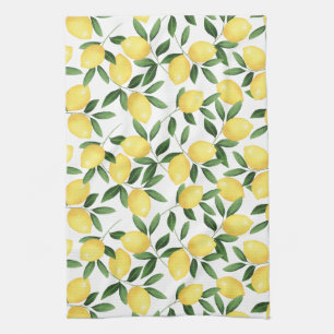 PAÑO DE COCINA LEMONES DE COLOR DE AGUA