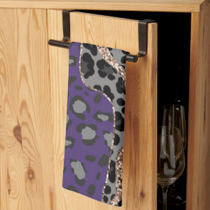 Paño De Cocina Leo Estampado Animal Brillo Glam 2