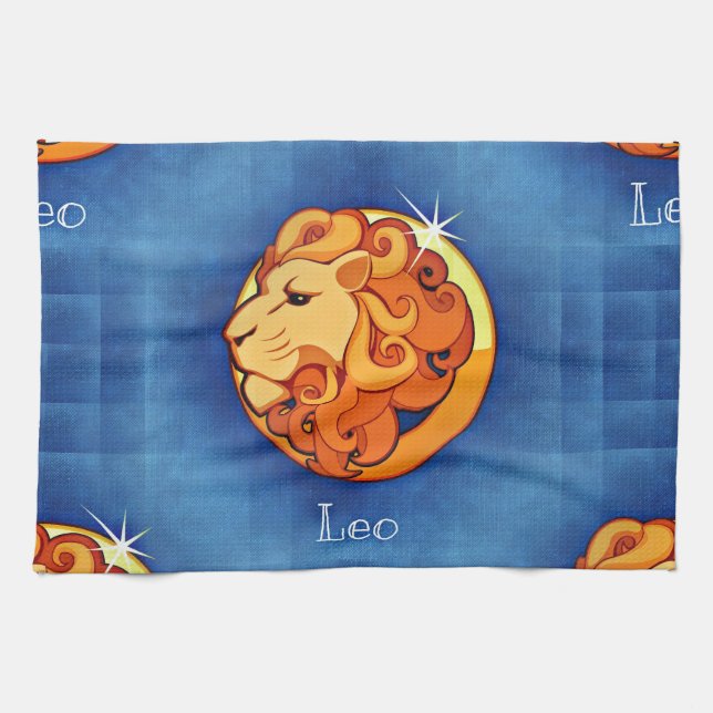Paño De Cocina leo horoscope (Horizontal)