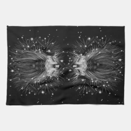 Paño De Cocina León con luz estelar y monograma de la corona