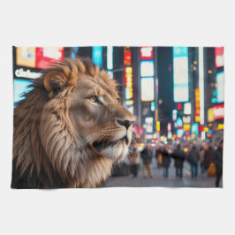 Paño De Cocina León en Times Square