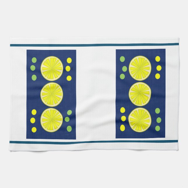 Paño De Cocina Leones azules (Horizontal)