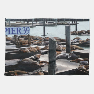 Paño De Cocina Leones Marinos del Muelle 39