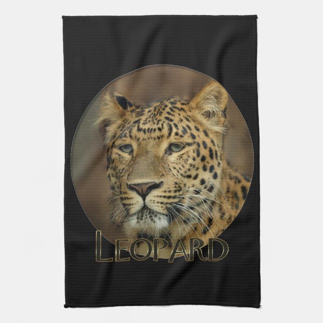 Paño De Cocina Leopard Lovers Art (Vertical)