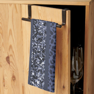 Paño De Cocina Leopardo Brillo Rayas Glam 5