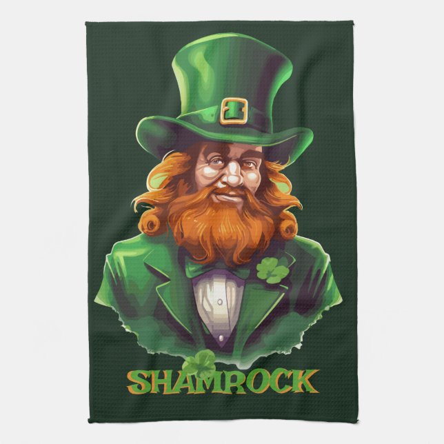 Paño De Cocina Leprechaun Hideaway (Vertical)