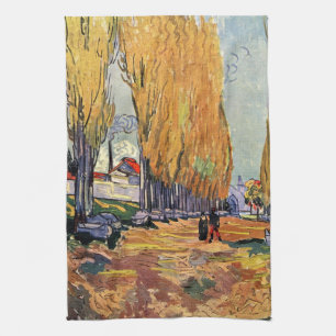 Paño De Cocina Les Alyscamps (cementerio) de Vincent van Gogh