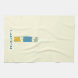 Paño De Cocina Letra abstracta moderna L monograma inicial