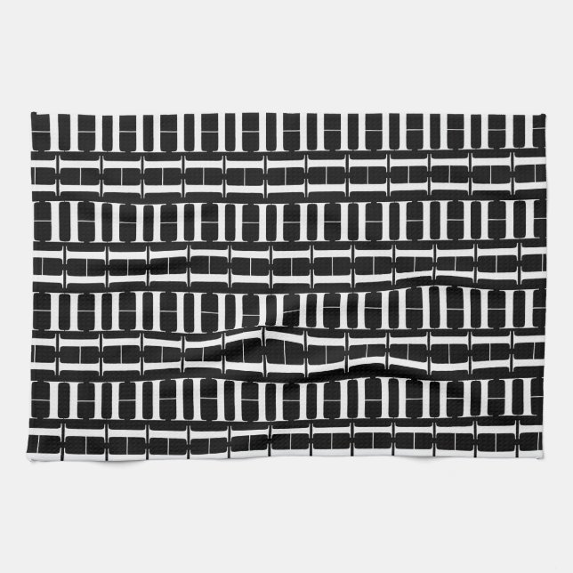 Paño De Cocina Letra inicial monograma H (Horizontal)