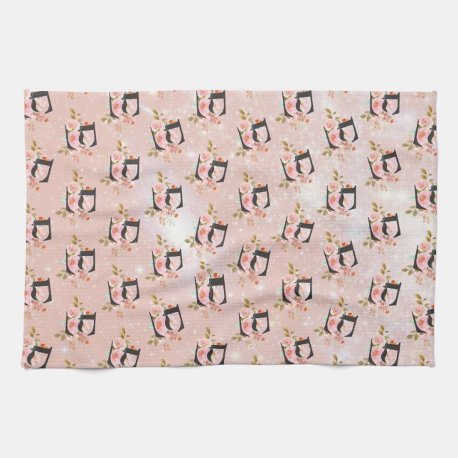 Paño De Cocina Letter E (Horizontal)