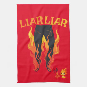 Paño De Cocina Liar, Liar, Pant está en llamas