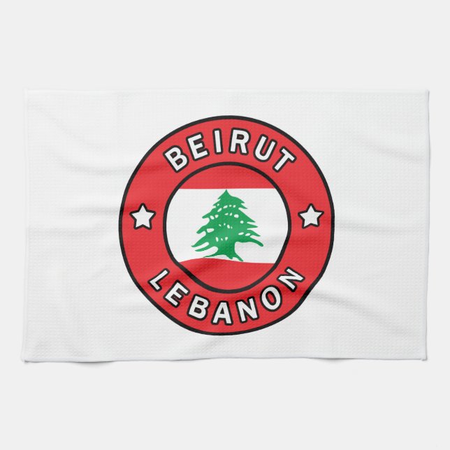 Paño De Cocina Líbano en Beirut (Horizontal)