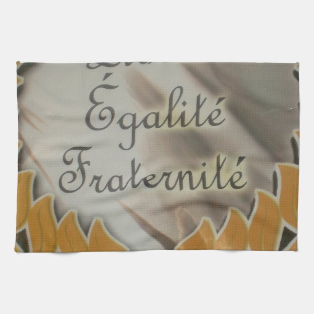 Paño De Cocina Liberté, Égalité, Fraternité (Horizontal)