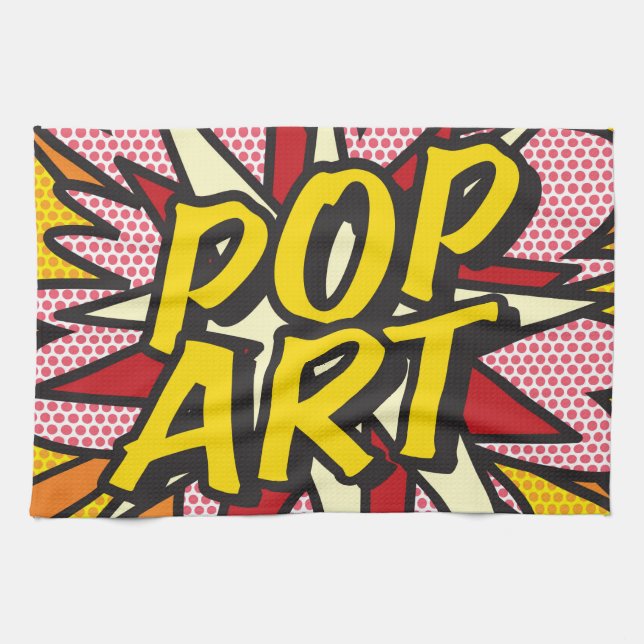 Paño De Cocina Libro de cómics católico POP ART Fun (Horizontal)