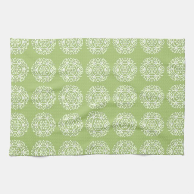 Paño De Cocina Lichen Mandala (Horizontal)