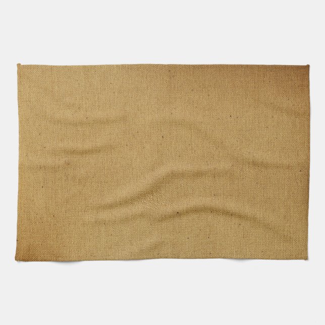 Paño De Cocina Lienzo marrón vintage (Horizontal)