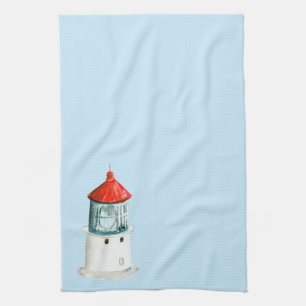 Paño De Cocina Lighthouse acuarela verano