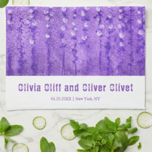 Paño De Cocina Lilac Lupines