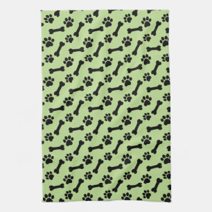 Paño De Cocina LIME GREEN y Bones B03