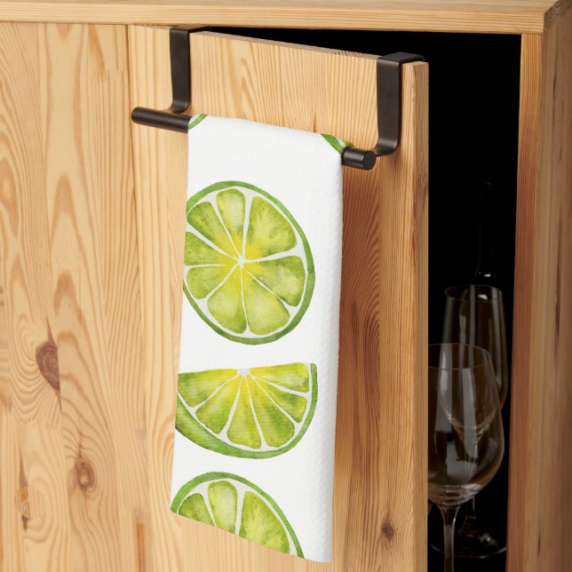 Paño De Cocina Lime Slices (Pliegue de tercios)