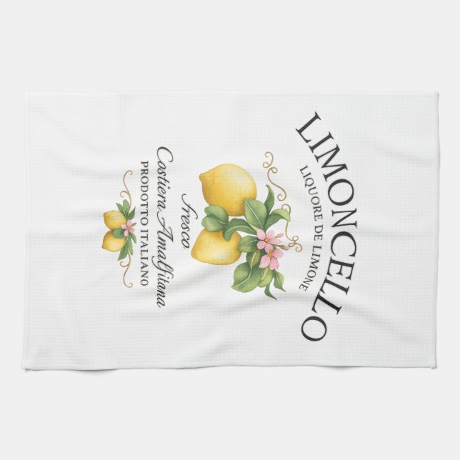Paño De Cocina Limoncello Italia Costa de Amalfi (Horizontal)