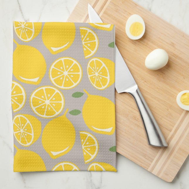Paño De Cocina Limones (Doblado Cuarto)