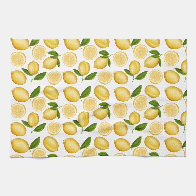 Paño De Cocina Limones deliciosos (Horizontal)