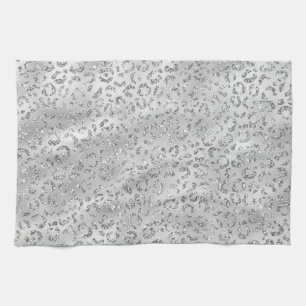 Paño De Cocina Lindo estampado de piel de leopardo guepardo plate