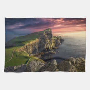 Paño De Cocina Línea costera   Isla de Skye, Escocia