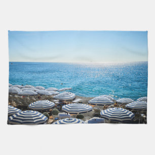 Paño De Cocina Línea costera   Riviera francesa, Niza Francia