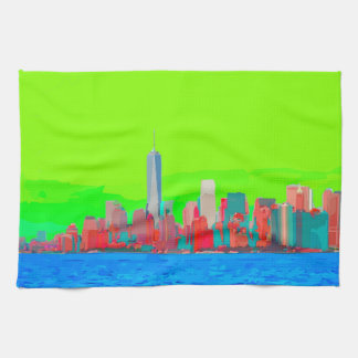 Paño De Cocina Línea Sky de la ciudad de Nueva York